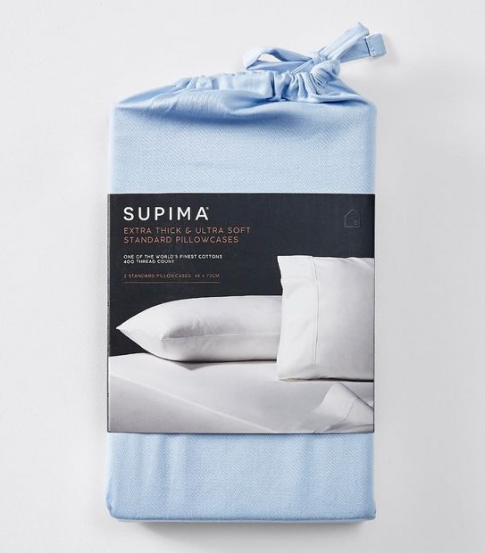 Supima 2 Pack 400 Thread Count Pillowcases