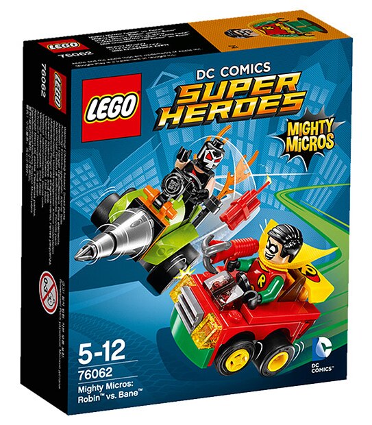 LEGO&reg; Marvel Super Heroes Mighty Micros: Robin&trade; Vs. Bane&trade; 76062