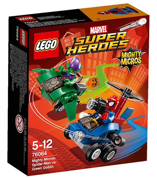 LEGO&reg; Marvel Super Heroes Mighty Micros Spider-Man Vs. Green Goblin 76064