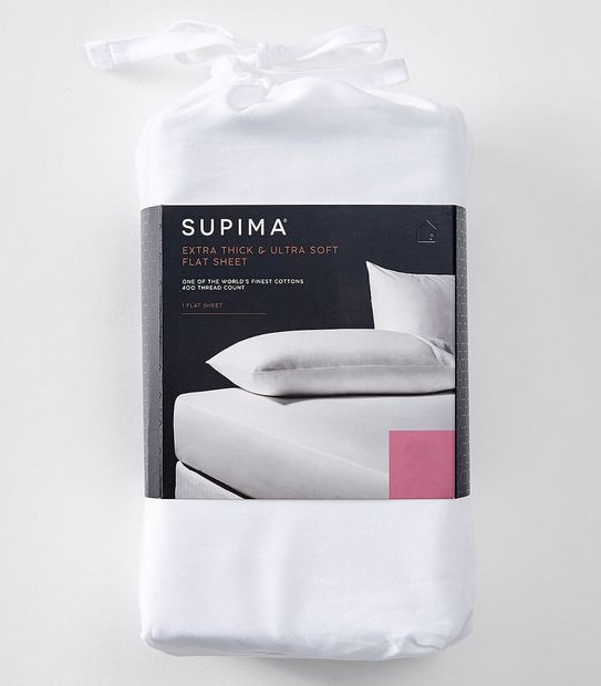 Supima 400 Thread Count Cotton Flat Sheet