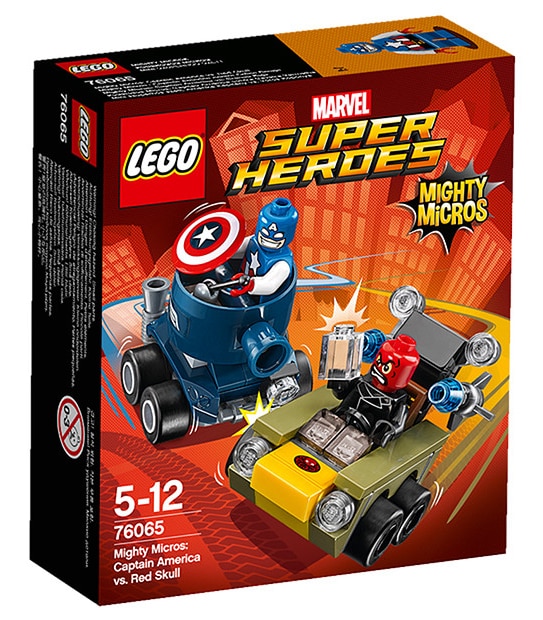 LEGO&reg; Marvel Super Heroes Mighty Micros Captain America Vs. Red Skull 76065