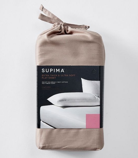 Supima 400 Thread Count Cotton Flat Sheet