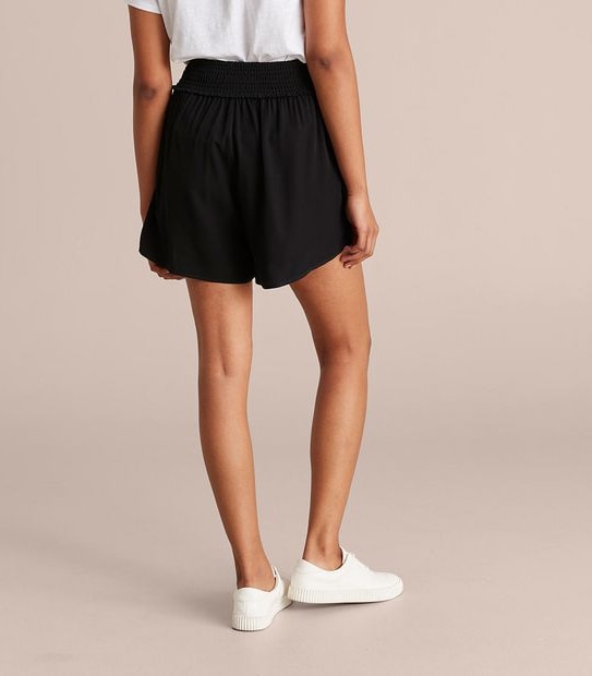 Shirred Waist Shorts