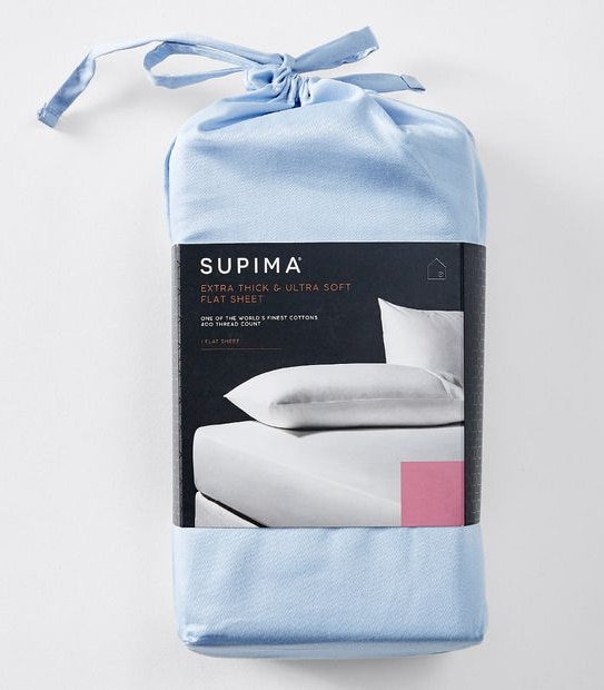 Supima 400 Thread Count Cotton Flat Sheet