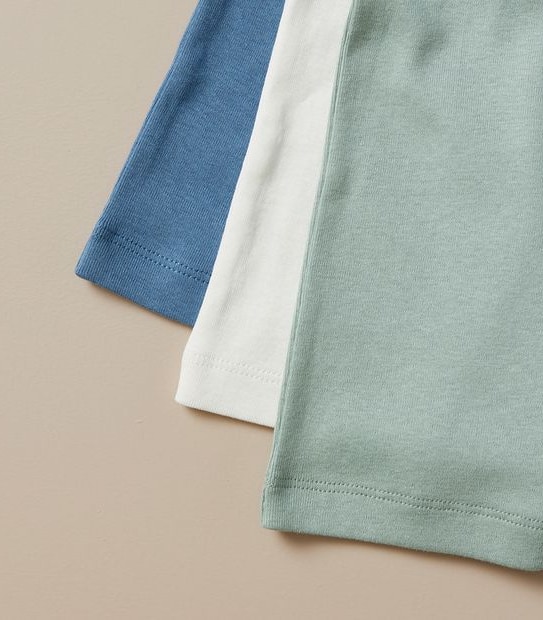 3 Pack Organic Cotton Vests