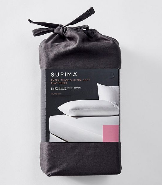 Supima 400 Thread Count Cotton Flat Sheet