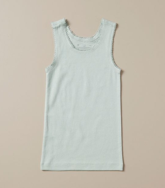Organic Cotton 3 Pack Scalloped Vests