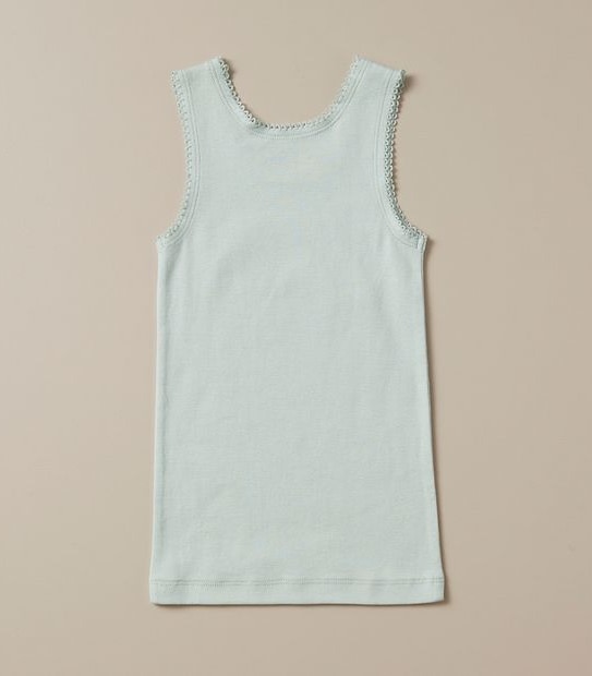 Organic Cotton 3 Pack Scalloped Vests