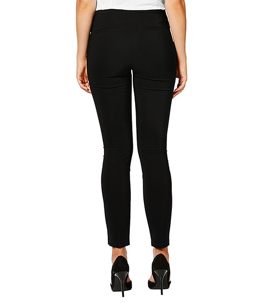 Zip Detail Slim Leg Pants 2 of 3