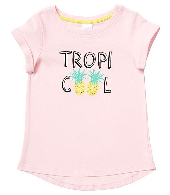 Short Sleeve 'Tropicool' Print T-Shirt