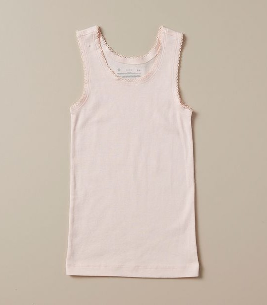 Organic Cotton 3 Pack Scalloped Vests