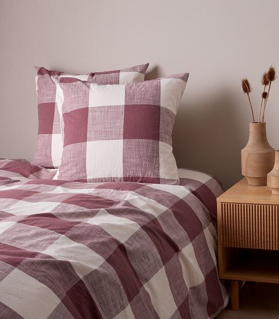 Gia Check European Pillowcase