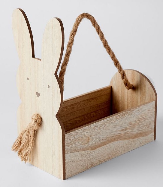 Wooden Easter Crate - Neutral