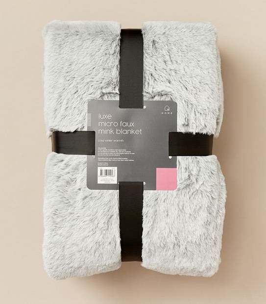 Luxe Micro Faux Mink Blanket