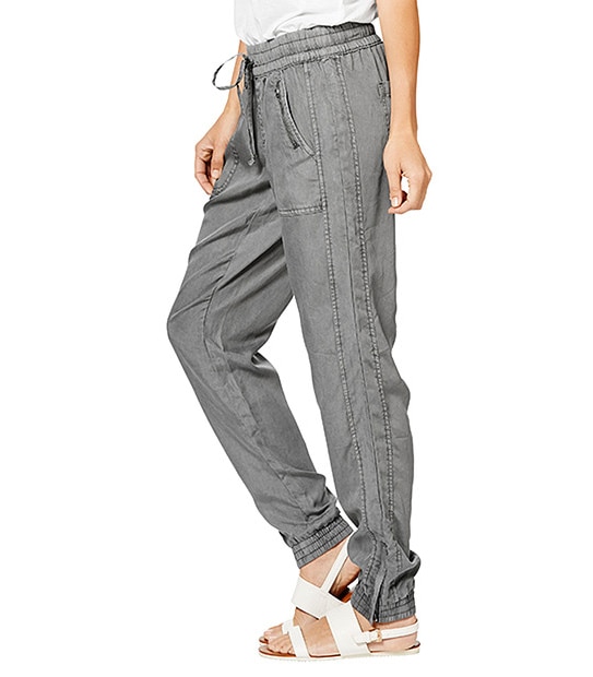 Pull-On Jogger Pants - Grey Wash