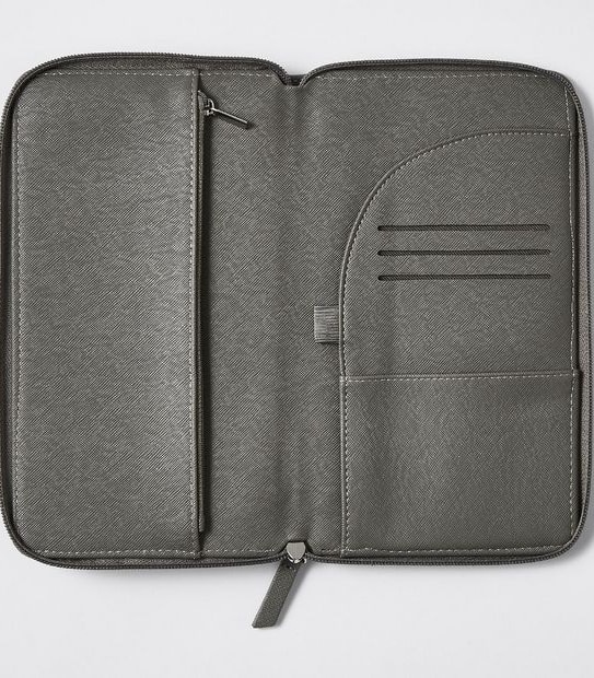 MOUV Large Travel Wallet - Charcoal
