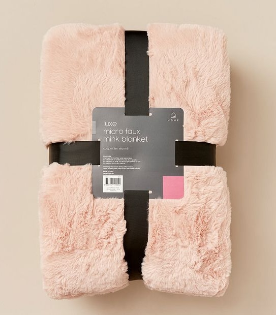 Luxe Micro Faux Mink Blanket