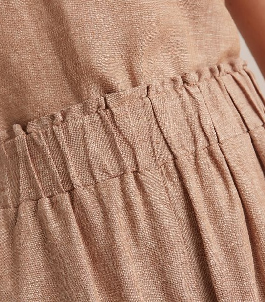 European Linen Wide Leg Pants