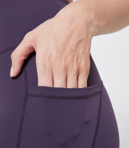Active REPREVE&reg; 3/4 Length Fashion Laser Cut Tights 