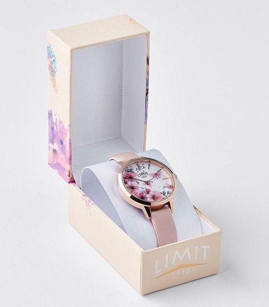 Limit 1912 Womens Floral Gift Boxed Watch