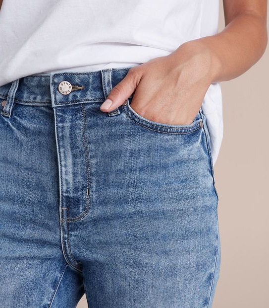 Sophie Skinny High Rise Ankle Length Distressed Jeans