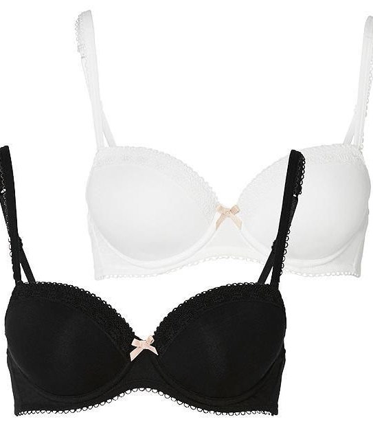 Lily Loves 2 Pack Balconette Bras