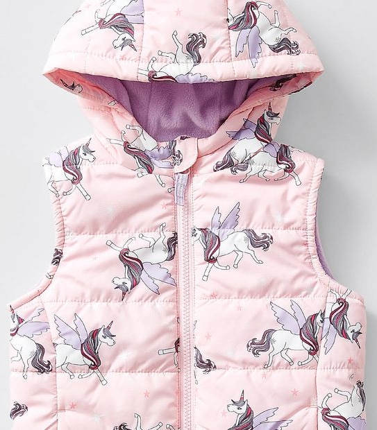 Fleece Lined Puffer Vest