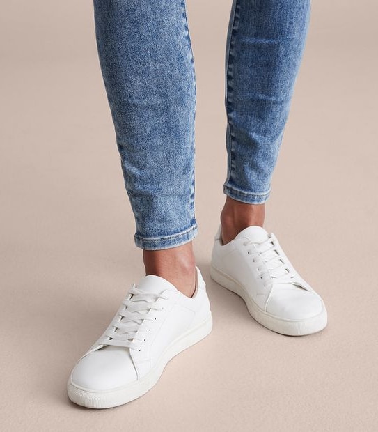 Sophie Skinny High Rise Ankle Length Distressed Jeans