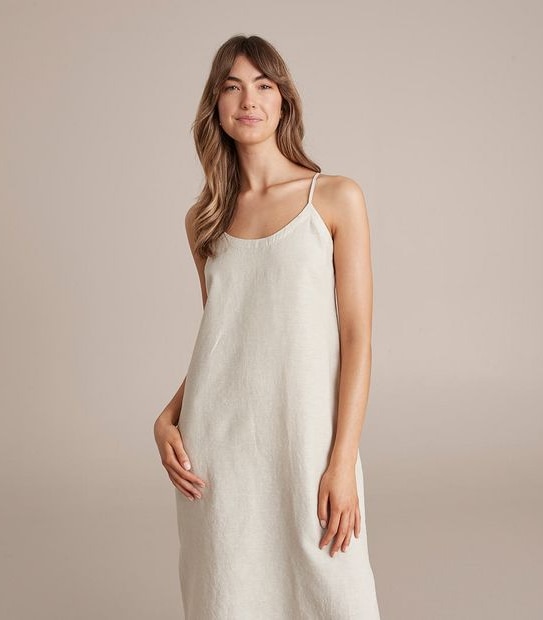 European Linen Cami Dress