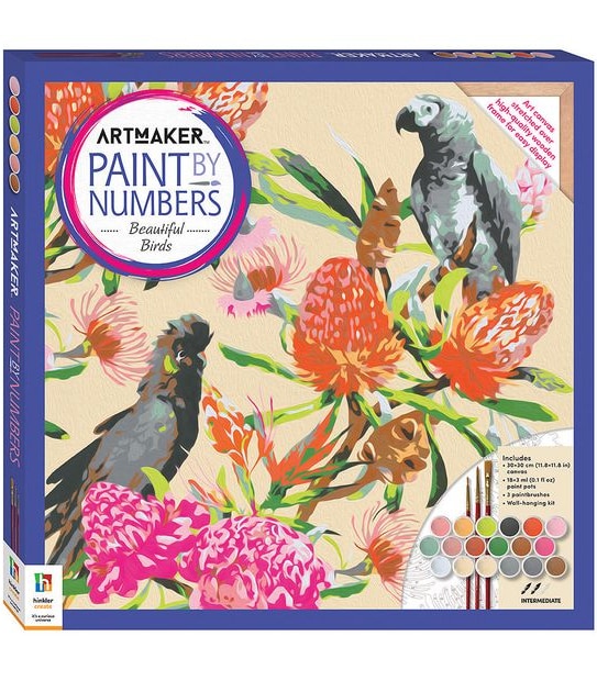 Art Maker Paint By Numbers - Beautiful Birds