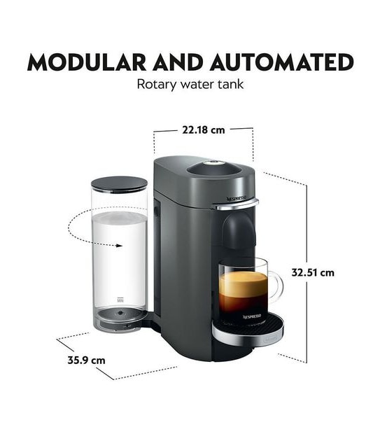 Nespresso Vertuo Plus Coffee Machine Bundle By DeLonghi ENV155TAE