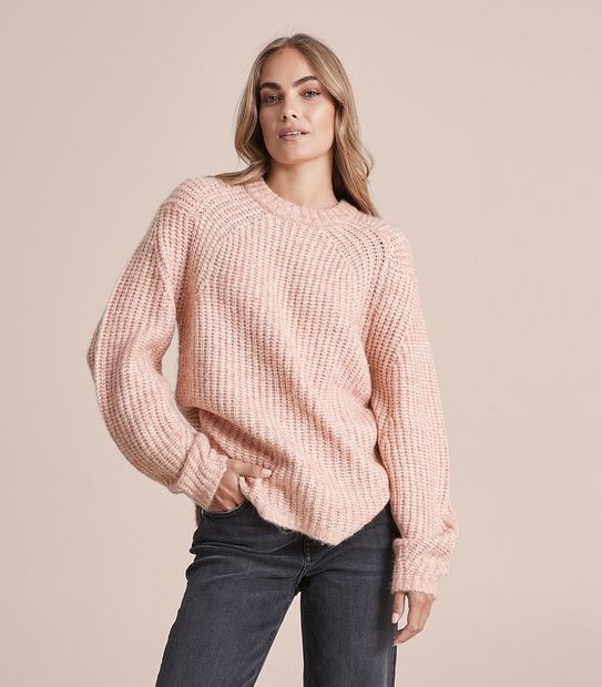 Fluffy Crew Neck Jumper