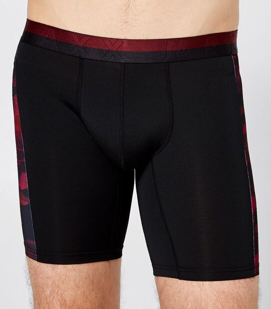 Maxx Performance Long Leg Trunks - Burgundy Camouflage