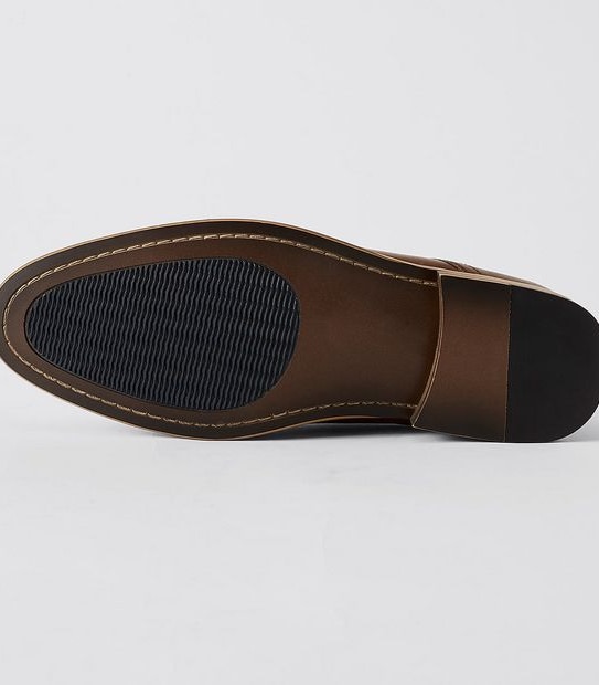 Brighton Derby Lace Up Leather Dress Shoes - Tan