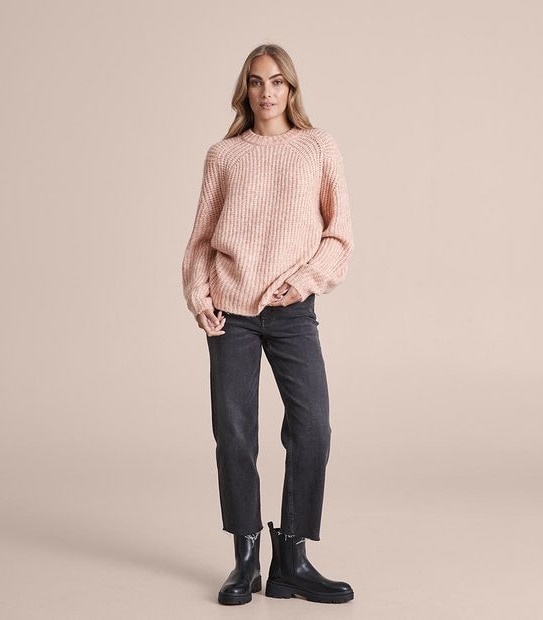 Fluffy Crew Neck Jumper
