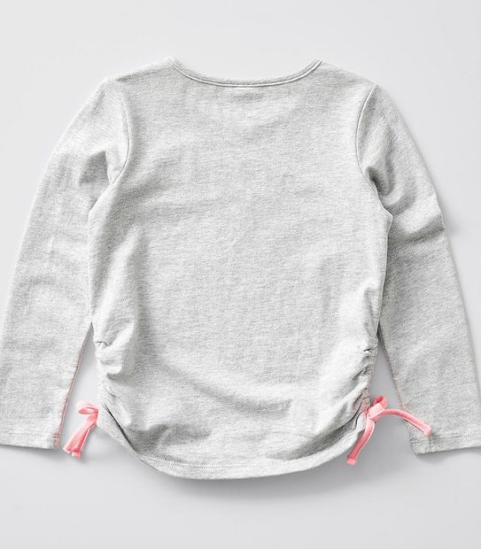 Reversible Sequin Ruched Side Top
