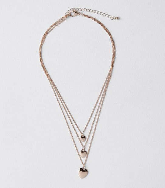 Lily Loves Emily Layered Necklace - Rose Gold