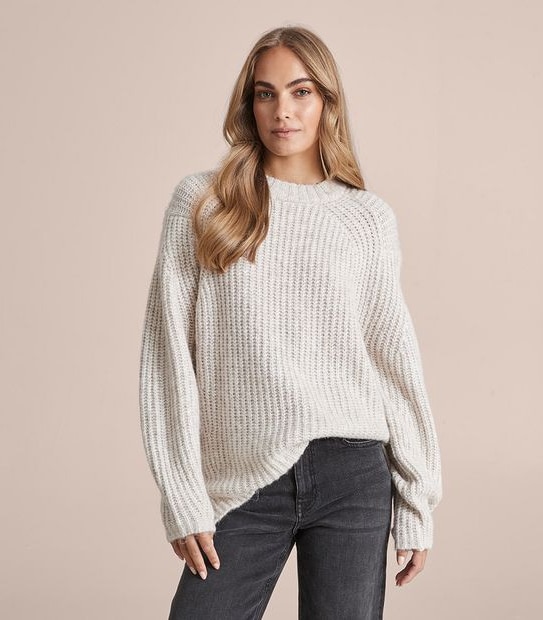 Fluffy Crew Neck Jumper
