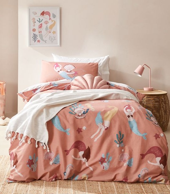 Davina Mermaid Quilt Cover Set