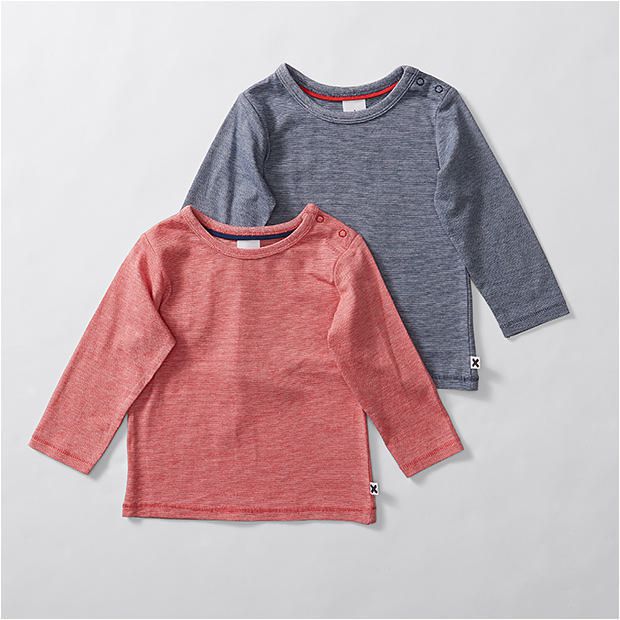 Baby 2 Pack Long Sleeve T-Shirts Baby 2 Pack Long Sleeve T-Shirts