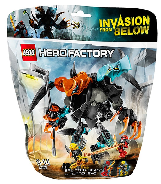 LEGO&reg; HERO Factory SPLITTER Beast VS FURNO + EVO 44021