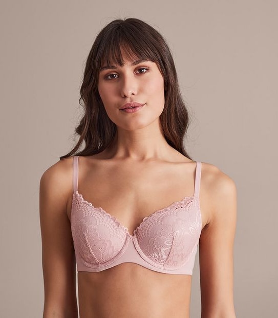 Lace T-Shirt Bra - Soft Rose Pink