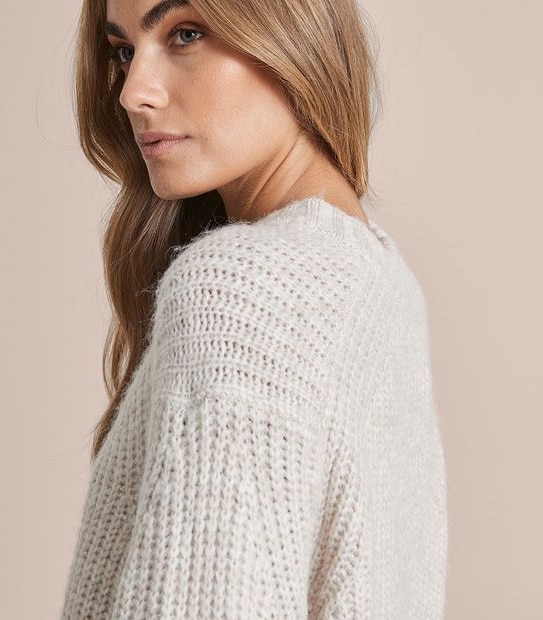 Fluffy Crew Neck Jumper