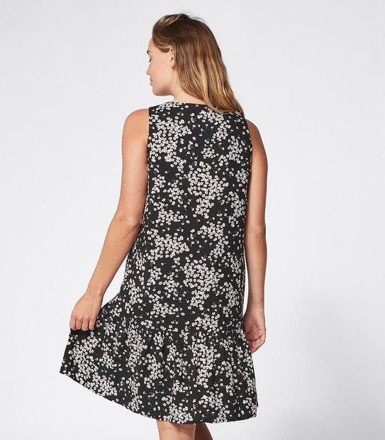 Sleeveless Drop Waist Dress