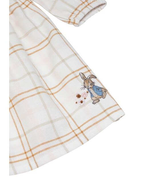 Peter Rabbit Baby Check Flannel Dress
