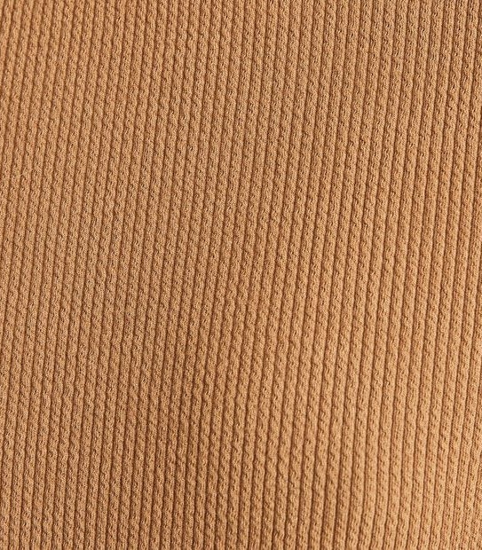 Long Frill Sleeve Rib T-Shirt