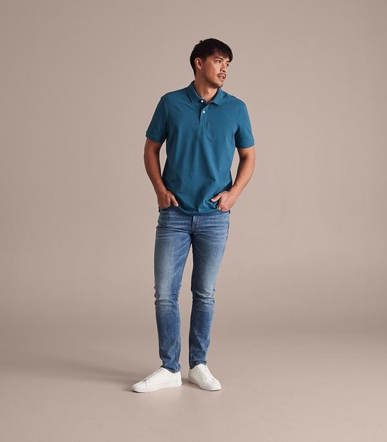 Pique Polo Top