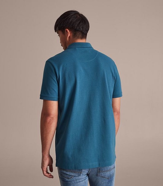 Pique Polo Top