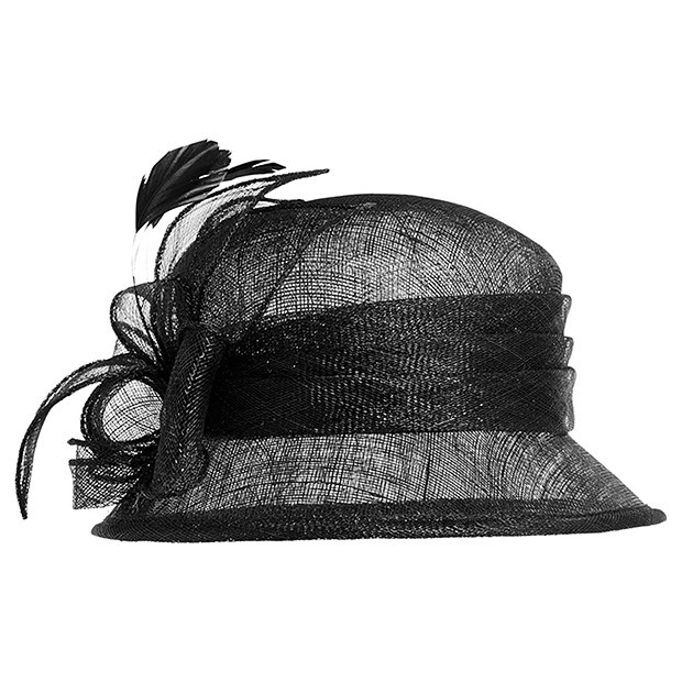 Synamay Cloche Hat - Black Synamay Cloche Hat - Black