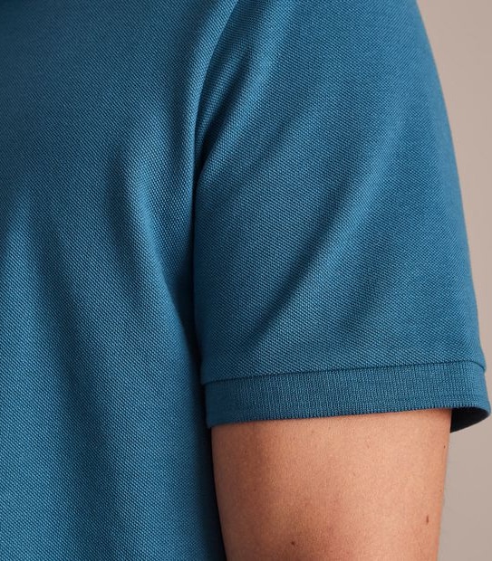 Pique Polo Top